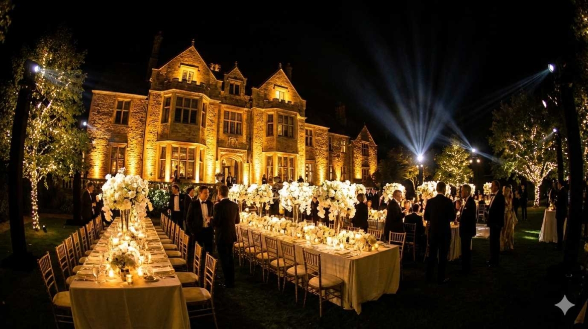 Düğünlerde Işık Mimarisi ve Gece Atmosferi Tasarımı